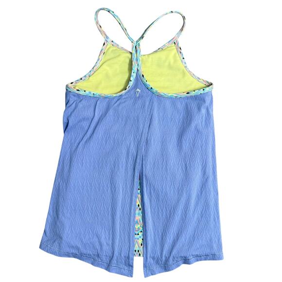 Ivivva lululemon Girls Twist N Tie Racerback Tank Top Active Purple Size 10 - Picture 2 of 8